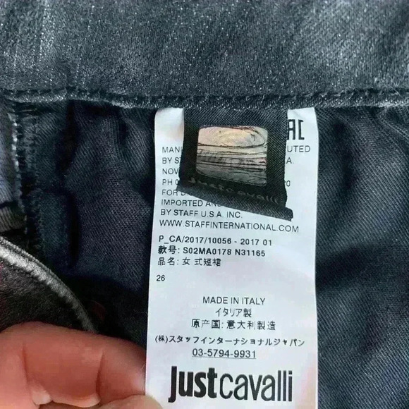 Just Cavalli Denim Mini  Skirt - Picture 10 of 10